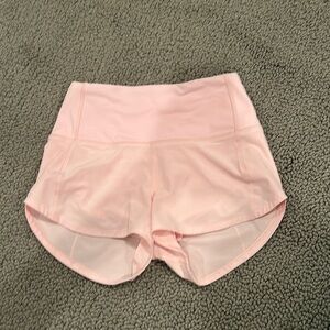 Lululemon high rise 2.5” size 0 speed ups